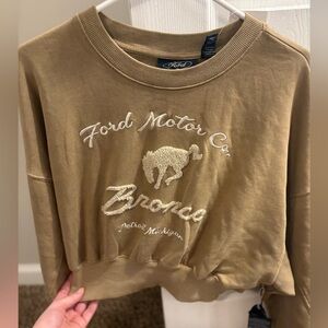 Ford Beige Sweatshirt with Logo